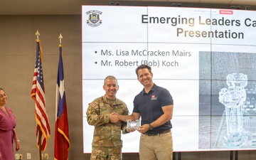 COL Dake Presents Koch, Mairs, ‘Coveted Castle’ for LDP III Excellence