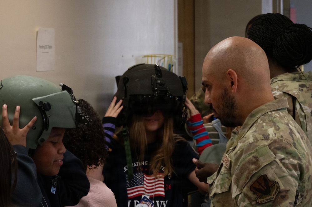 STARBASE Arizona students visit 563rd Operations Support Squadron