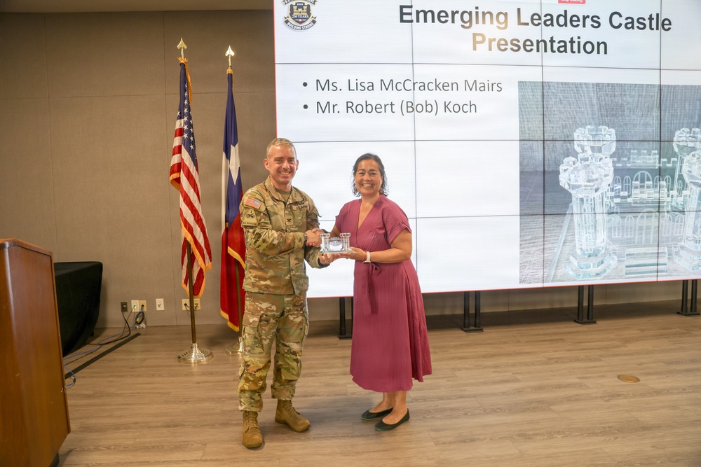 COL Dake Presents Koch, Mairs, ‘Coveted Castle’ for LDP III Excellence