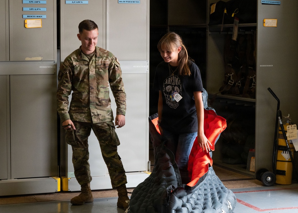 STARBASE Arizona students visit 563rd Operations Support Squadron