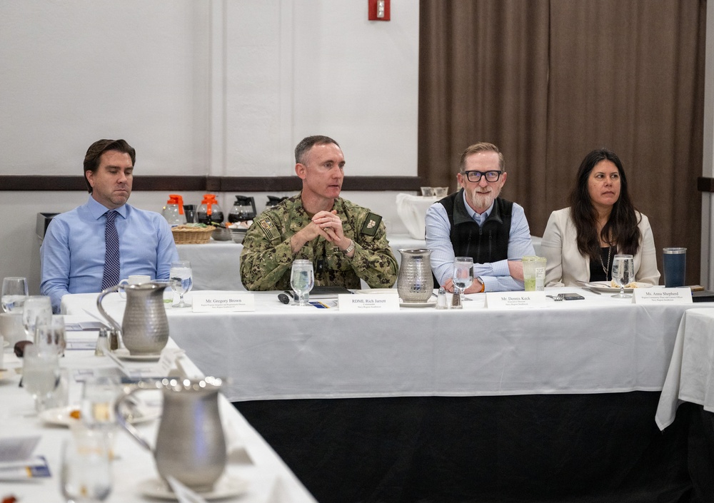Rear Adm. Jarrett Hosts Strategic Engagement Breakfast with San Diego Leaders