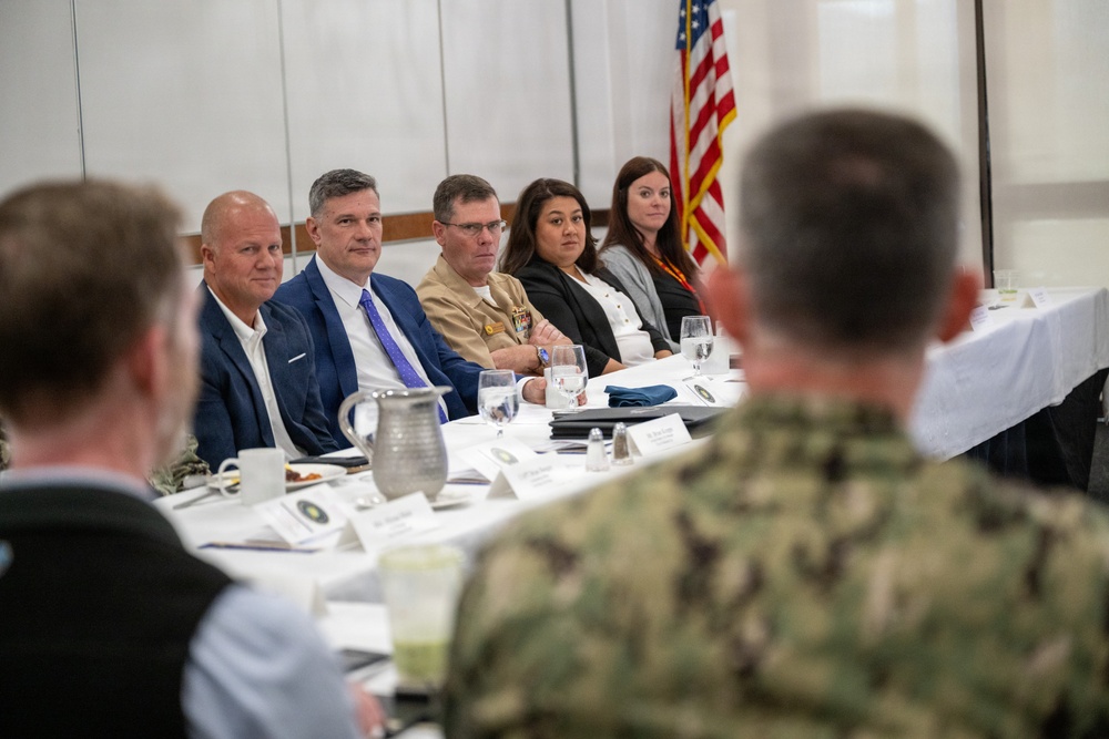 Rear Adm. Jarrett Hosts Strategic Engagement Breakfast with San Diego Leaders