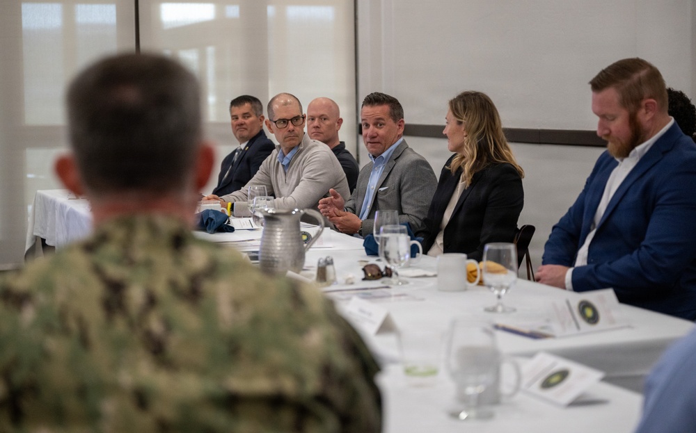 Rear Adm. Jarrett Hosts Strategic Engagement Breakfast with San Diego Leaders
