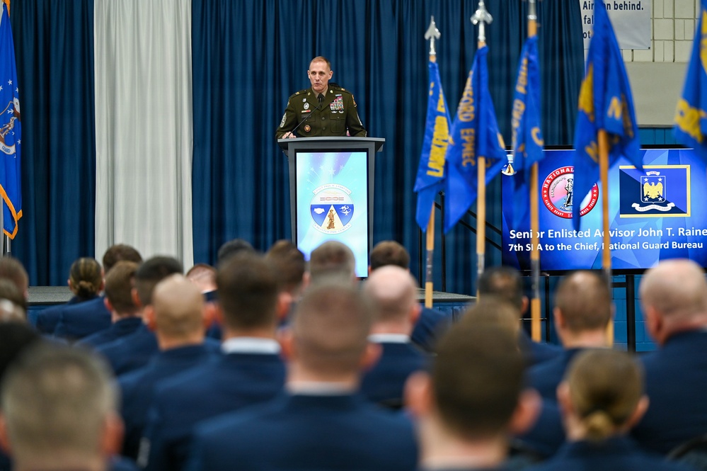 SEA Raines Speaks At Air National Guard Noncommissioned Officer Academy Graduation