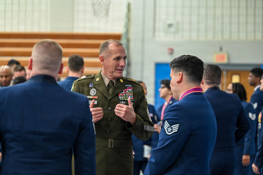 SEA Raines Speaks At Air National Guard Noncommissioned Officer Academy Graduation