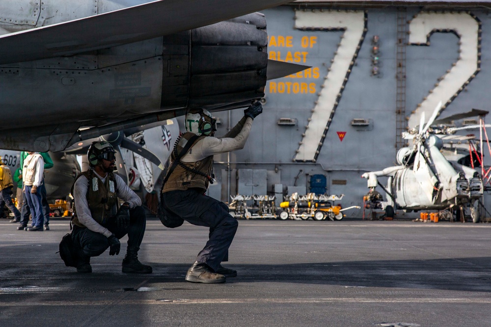 Abraham Lincoln Conducts Flight Operations