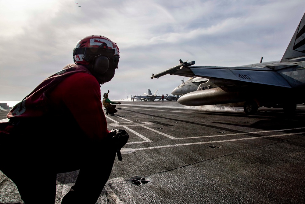 Abraham Lincoln Conducts Flight Operations