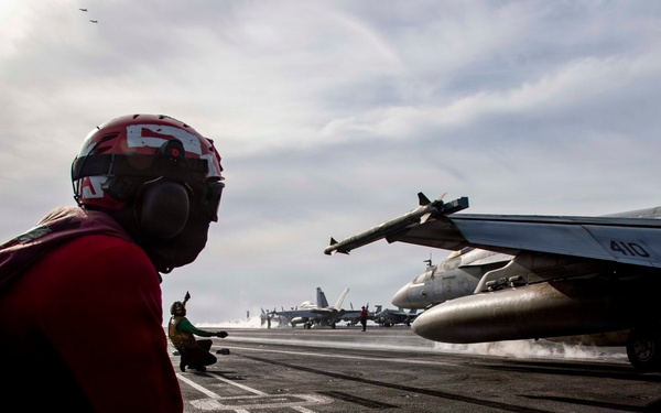 Abraham Lincoln Conducts Flight Operations