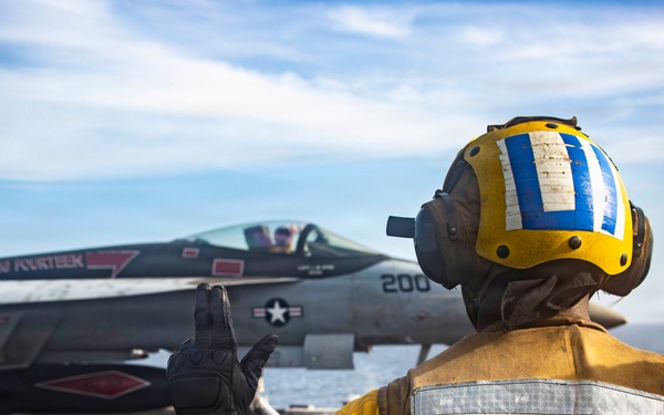 Abraham Lincoln Conducts Flight Operations