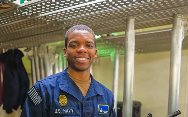 PCU John F. Kennedy Sailors Conduct Firearm Maintenance
