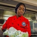 PCU John F. Kennedy Sailor Prepares Lunch