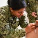 Sailors participate in an Advance Life Support (ALS) Class held by NMRTC Pensacola at Naval Hospital Pensacola