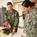 Sailors participate in an Advance Life Support (ALS) Class held by NMRTC Pensacola at Naval Hospital Pensacola