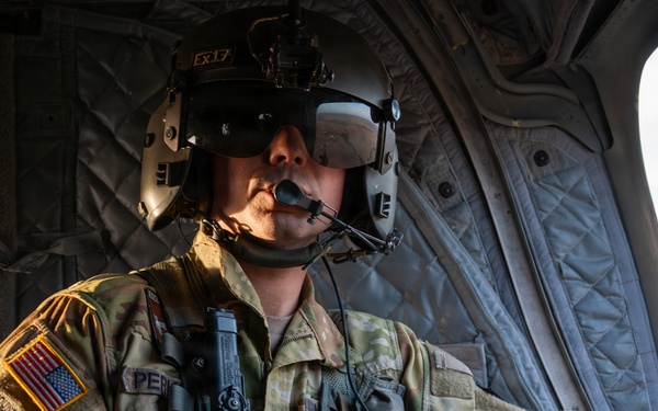 Nebraska Guardsmen Practice Door Gunner Skills