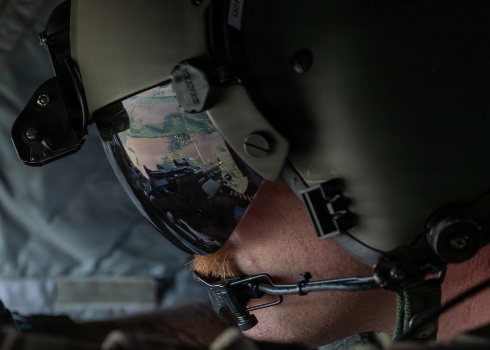 Nebraska Guardsmen Practice Door Gunner Skills