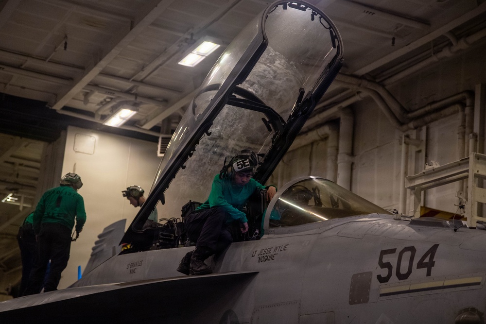USS Theodore Roosevelt Maintenance
