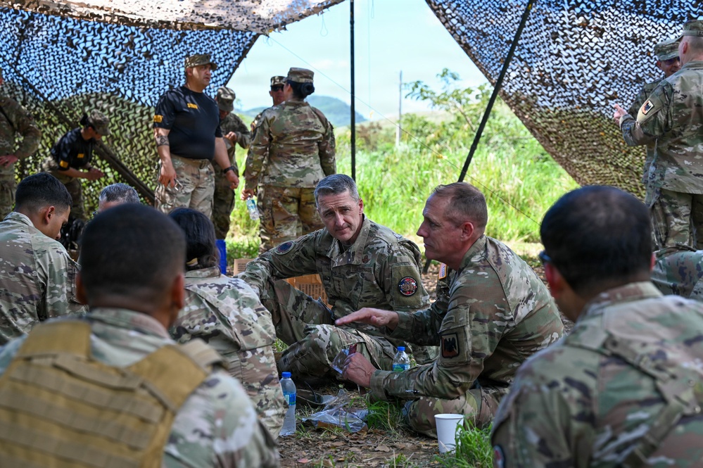 Nordhaus, Raines visit Puerto Rico National Guard