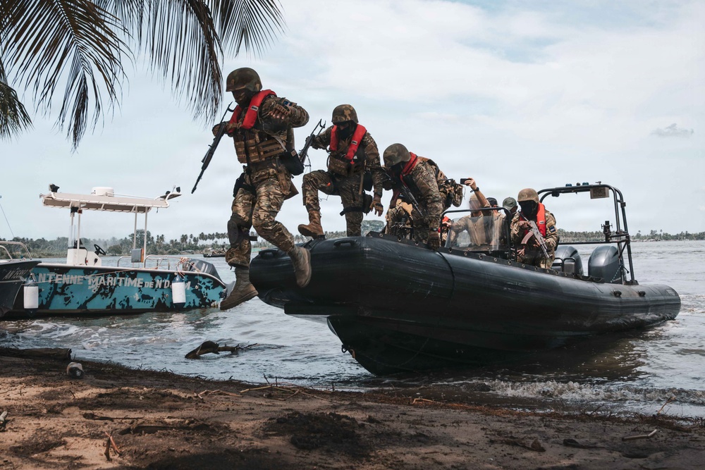 Cabo Verde Forces conduct maritime training in Côte d’Ivoire during exercise Flintlock 26