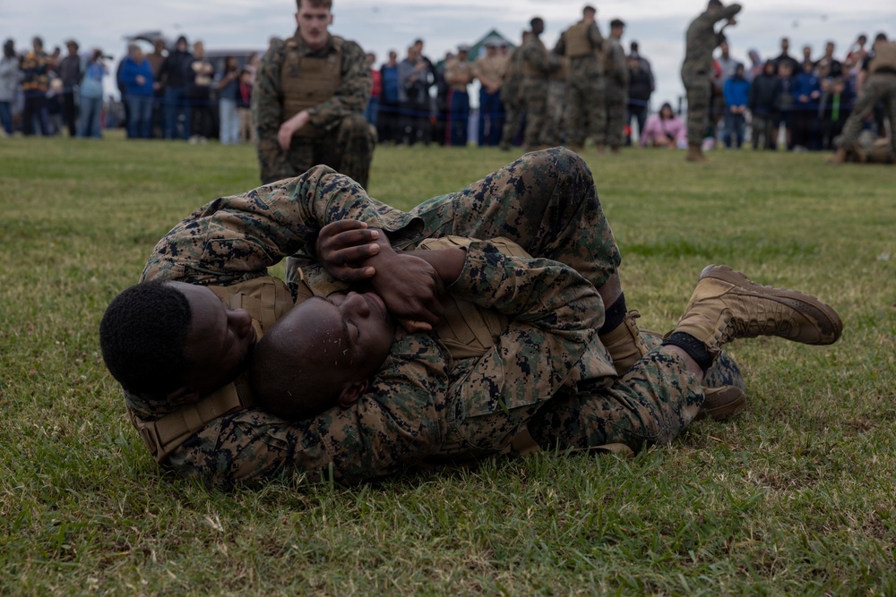 Fleet Week Houston Marines conduct martial arts