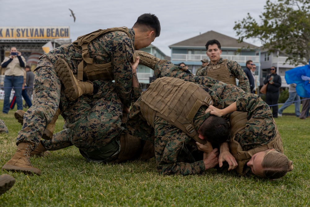 Fleet Week Houston Marines conduct martial arts