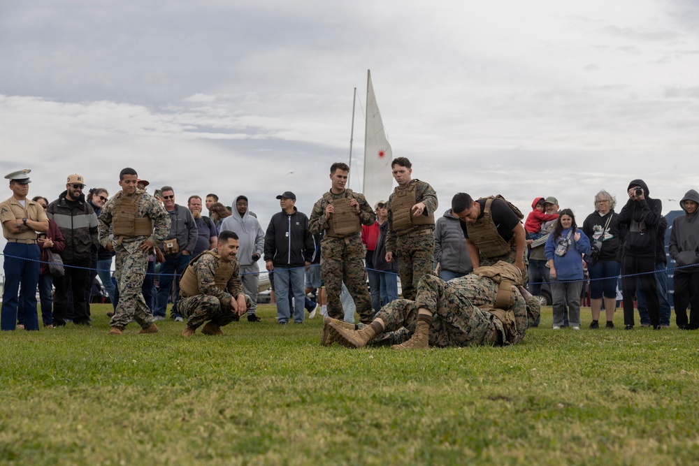 Fleet Week Houston Marines conduct martial arts