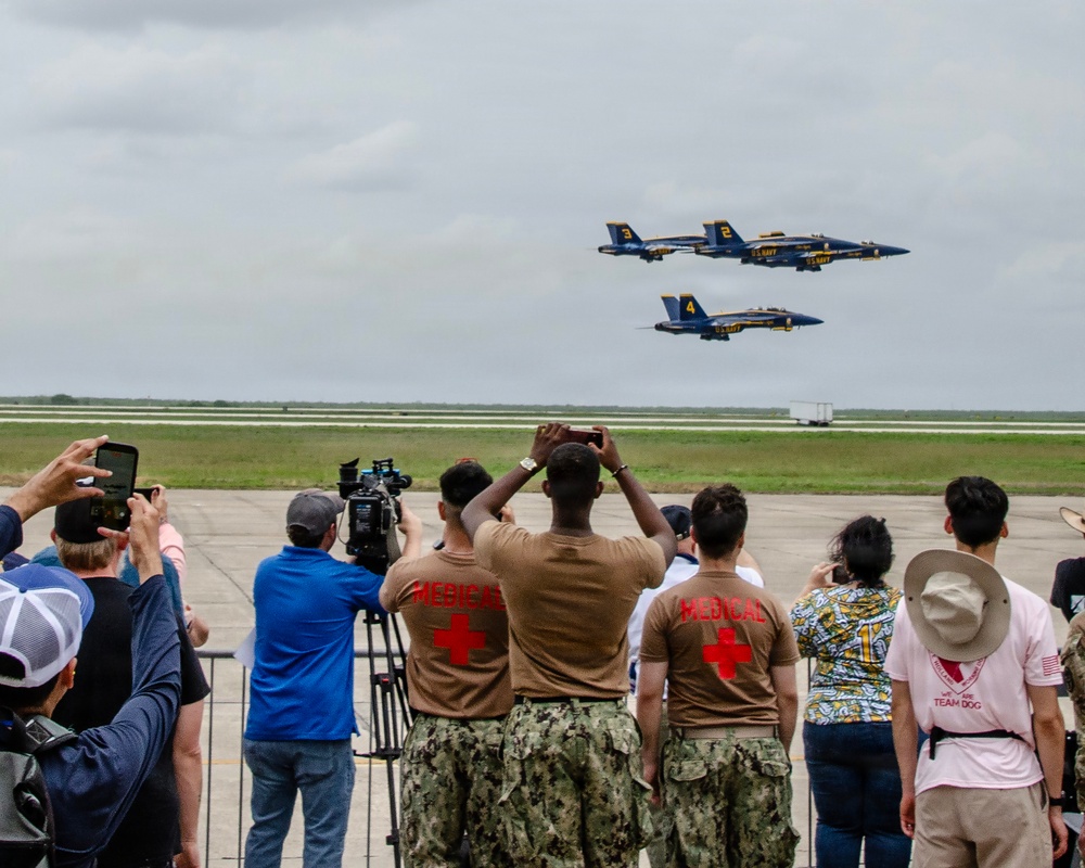 Blue Angels Four-Ship Take-off