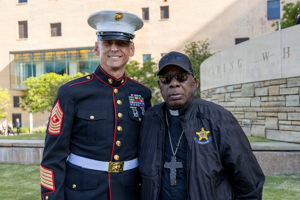 Marines attend Annual Remembrance Ceremony at OKC Memorial
