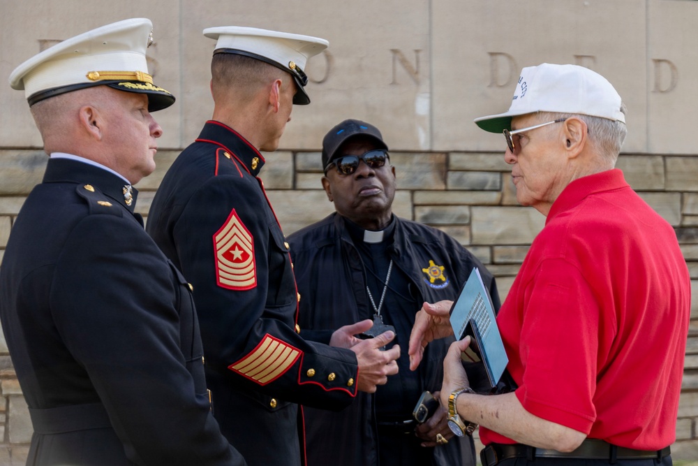 Marines attend Annual Remembrance Ceremony at OKC Memorial