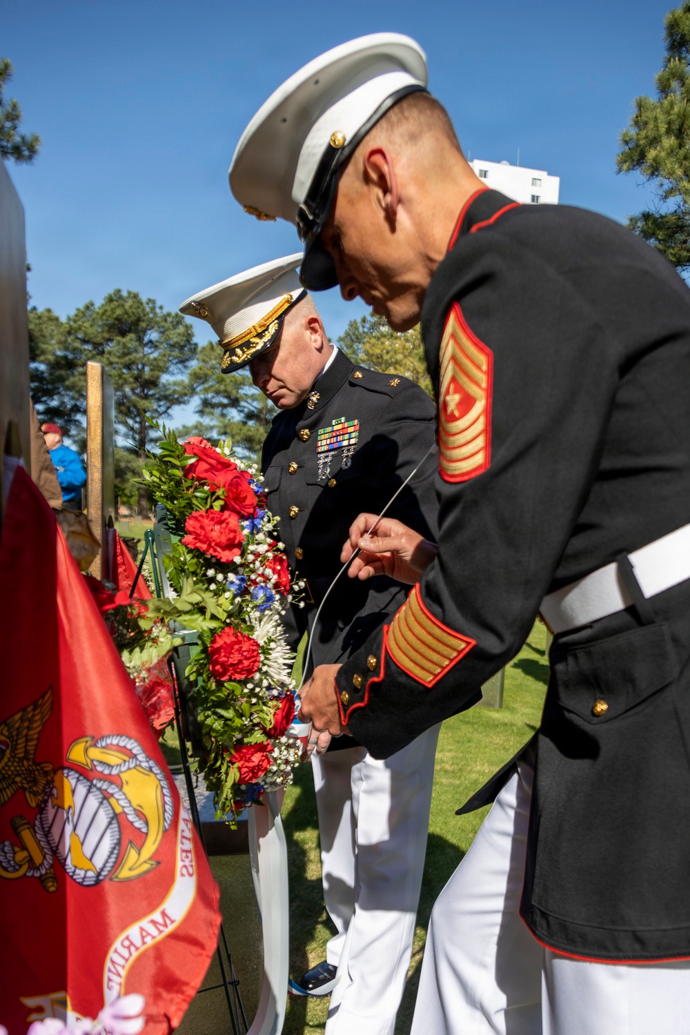 Marines attend Annual Remembrance Ceremony at OKC Memorial