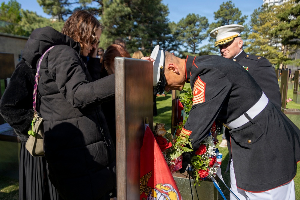 Marines attend Annual Remembrance Ceremony at OKC Memorial