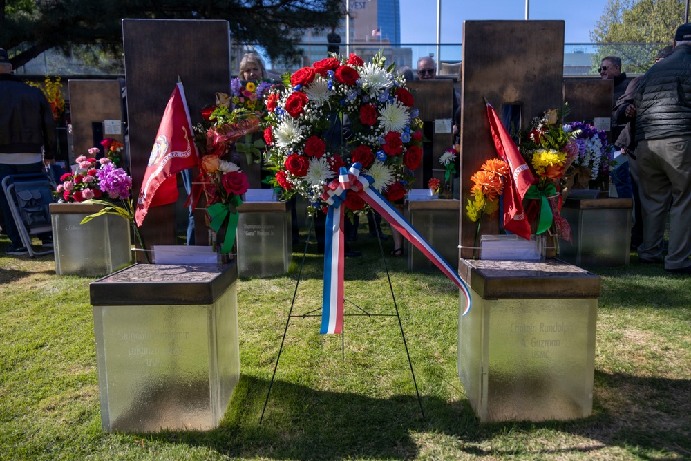 Marines attend Annual Remembrance Ceremony at OKC Memorial
