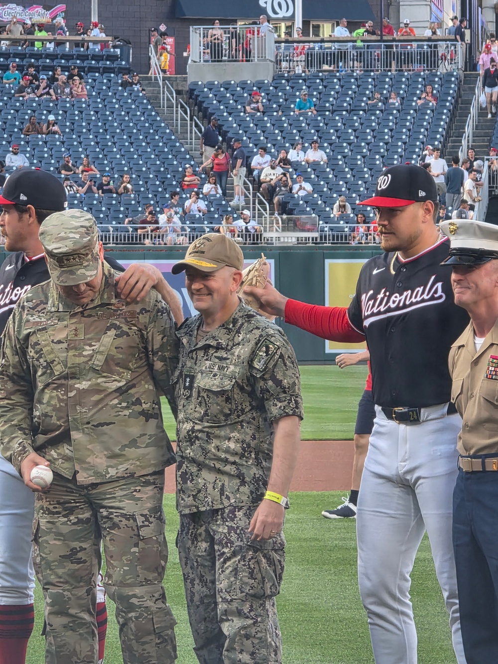 NDW Commandant interacts with joint service leadership