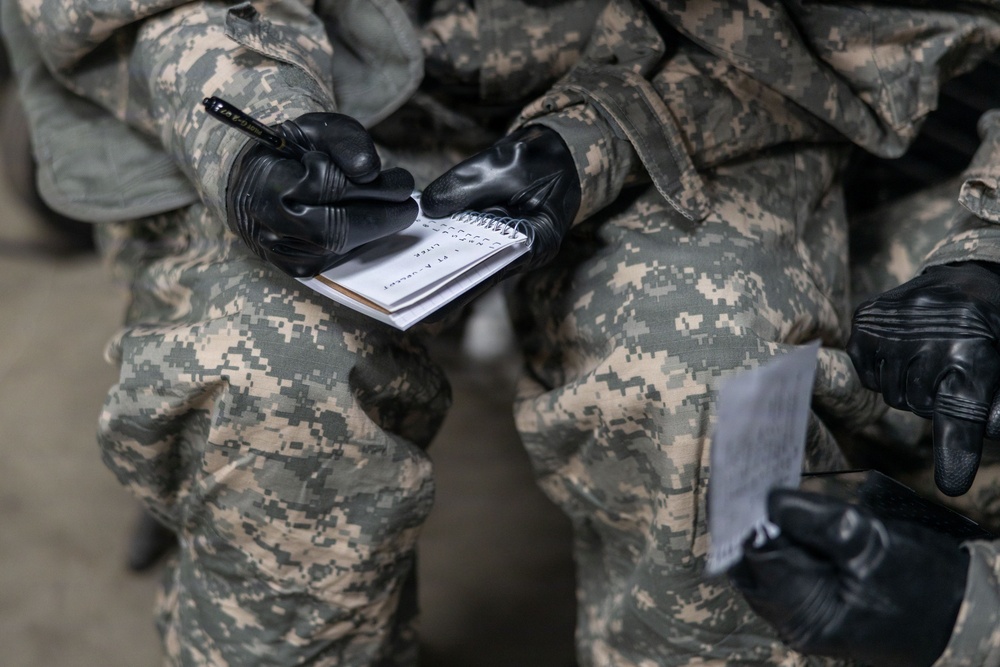 CLR-1 Conducts CPX in MOPP Gear