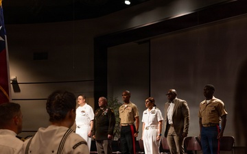 U.S. service members visit Houston City College