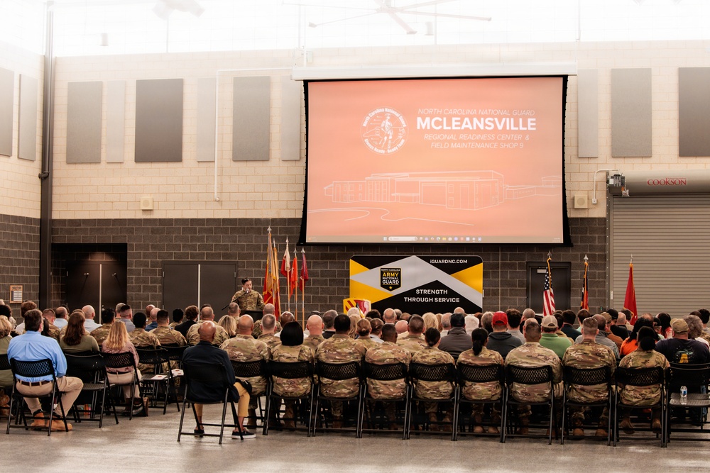 NC Guard Opens New Readiness Center in McLeansville