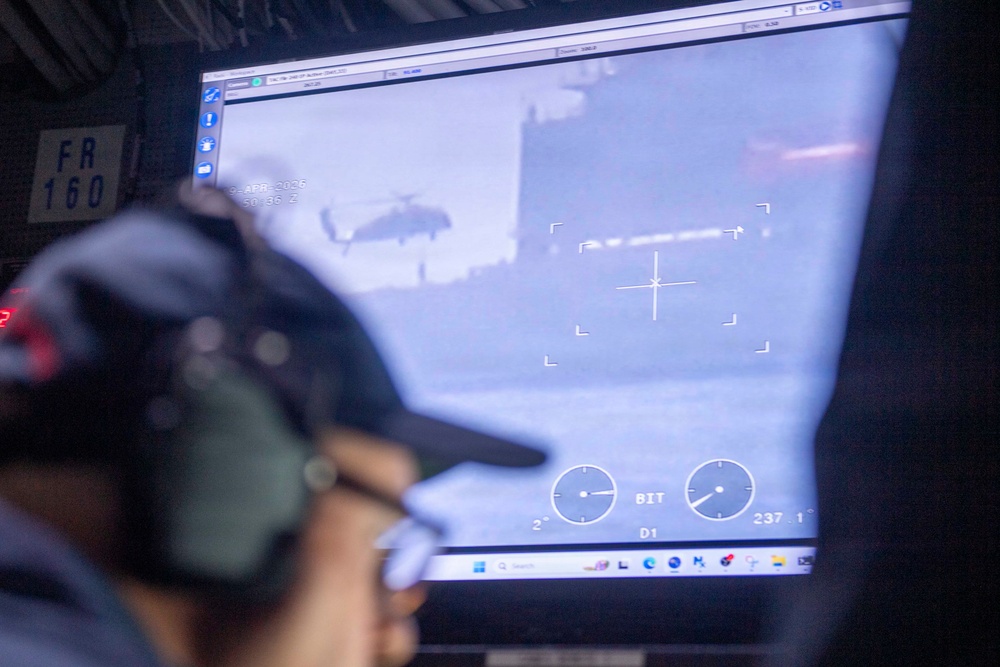 Theodore Roosevelt Carrier Strike Group Trains with Unmanned Surface Vessel