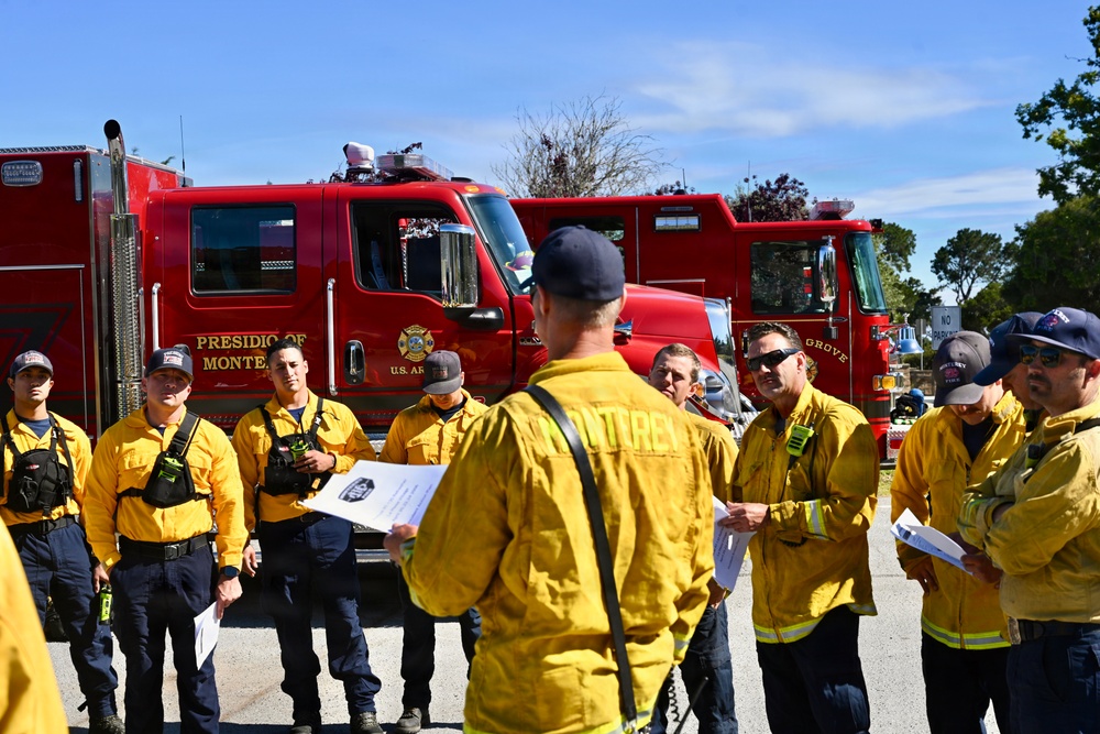 From birth to blaze: PoM firefighters support Monterey Peninsula through interagency response