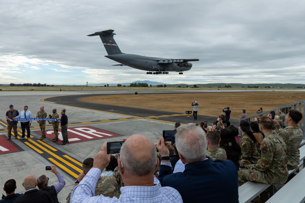 Travis’ newly renovated flight line opens with ribbon cutting ceremony