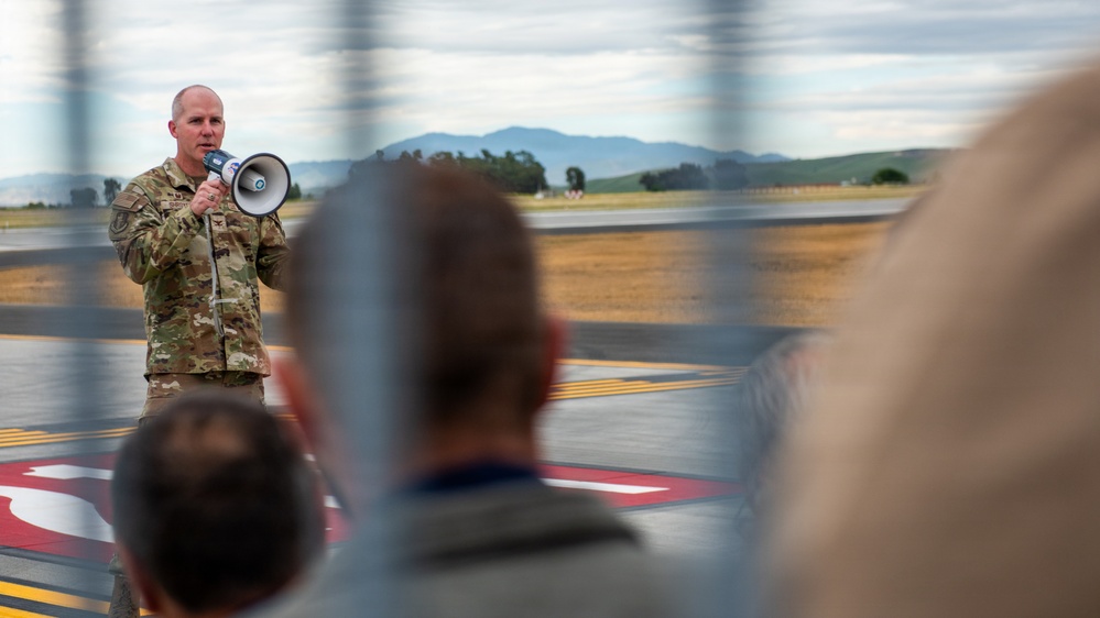 Travis’ newly renovated flight line opens with ribbon cutting ceremony