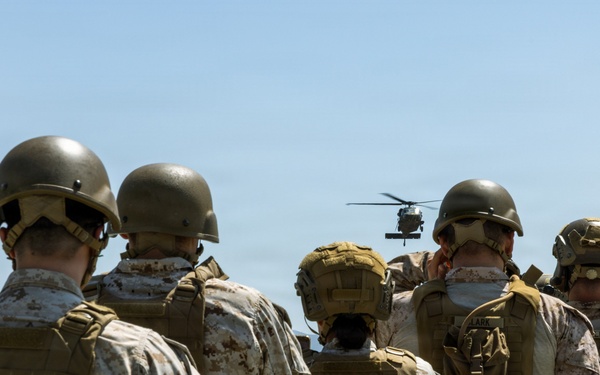 JTF-SB Marines and Soldiers perform air reconnaissance operations