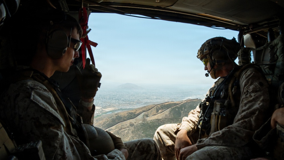 JTF-SB Marines and Soldiers perform air reconnaissance operations