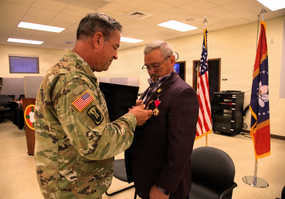 Retirement Ceremony of MS Army National Guard Chief Warrant Officer 5 Micah Smith