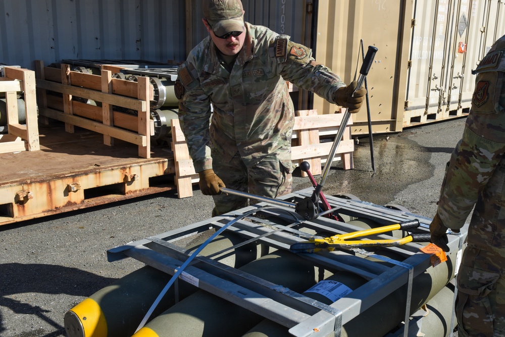 Munitions personnel maintain combat-capable forces