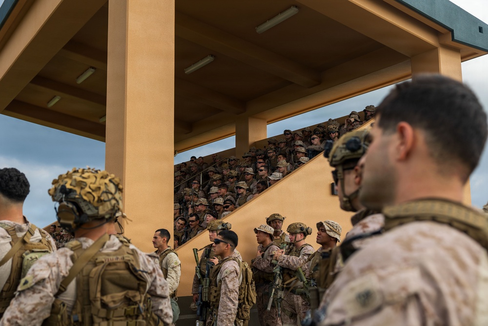 11th MEU Marines, Sailors Conduct A Battle Sight Zero on Marine Corps Base Camp Blaz