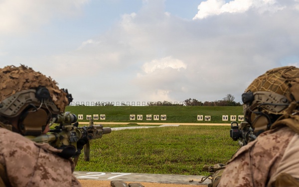 11th MEU Marines, Sailors Conduct A Battle Sight Zero on Marine Corps Base Camp Blaz