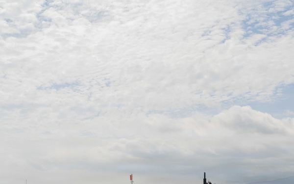 USS Asheville approaches Joint Base Pearl Harbor-Hickam