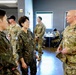 ROK and U.S. leaders exchange gifts during Camp Walker visit