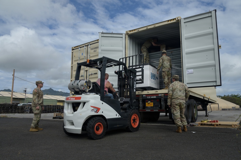 Furniture Arrival At Schofield Barracks