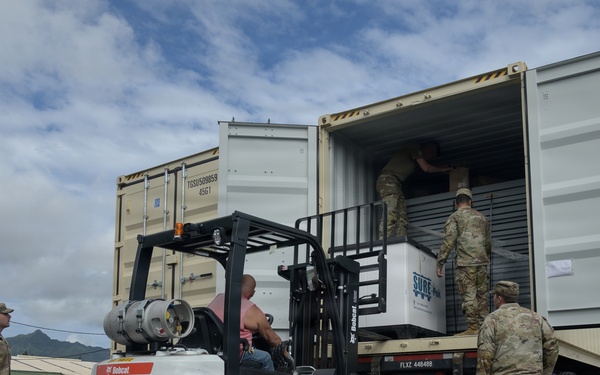 Furniture Arrival At Schofield Barracks