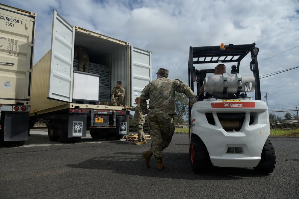 Furniture Arrival At Schofield Barracks